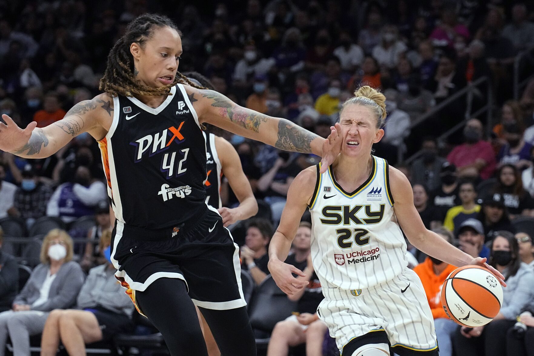 APTOPIX WNBA Finals Sky Mercury Basketball